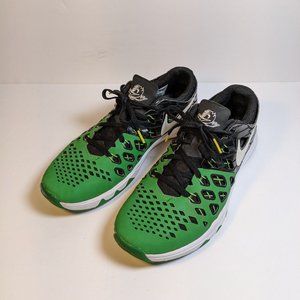 Nike Train Speed 4 AMP Oregon Ducks SZ 9 Black Green Shoes 844102-301 Trainer